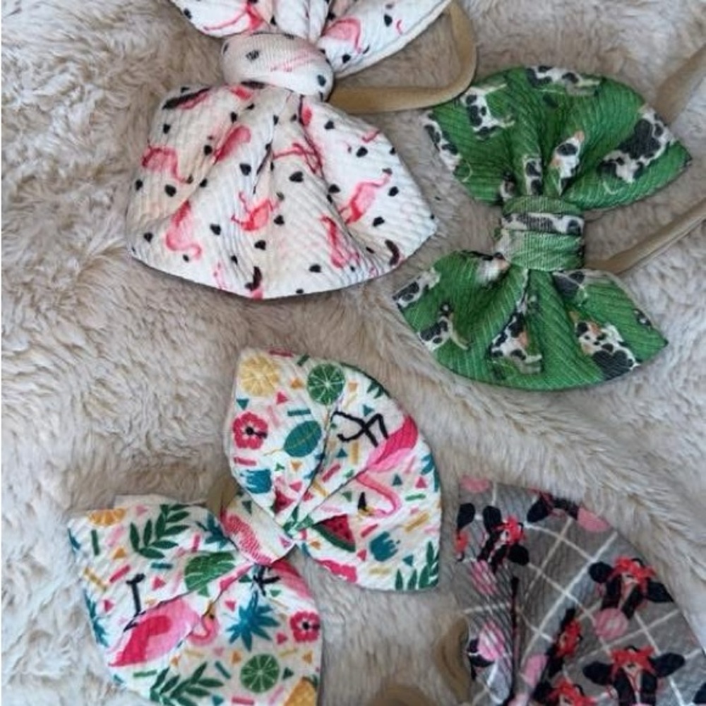 Colorful Kids Hair Bows